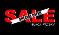 Black Friday Sale Banner. Black Friday offer discount concept.